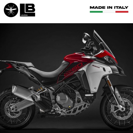 2 PROTEZIONI LATERALI 3D compatibili MOTO DUCATI MULTISTRADA ENDURO 1200 - 1260